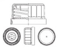 Duma® Twist-Off schroefdop model 2827D